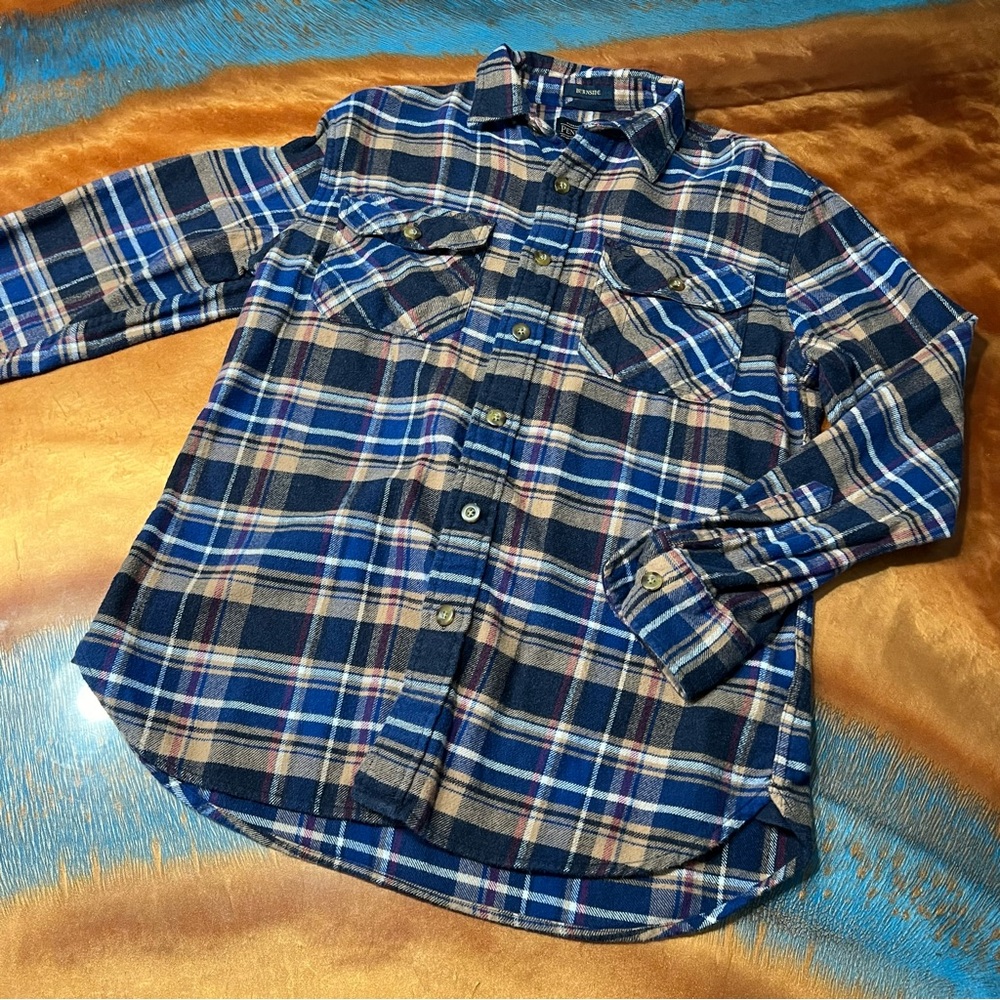 Pendleton Burnside Plaid Flannel Button Down Shir… - image 1